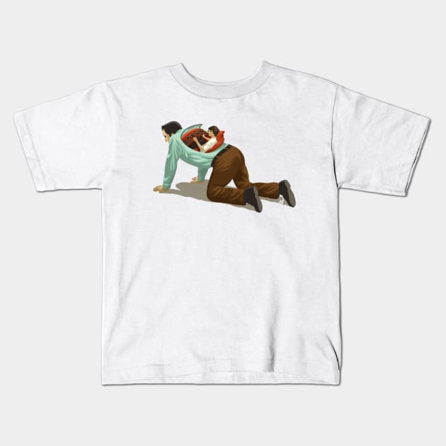 Car Man Kids T-Shirt by John Holcroft